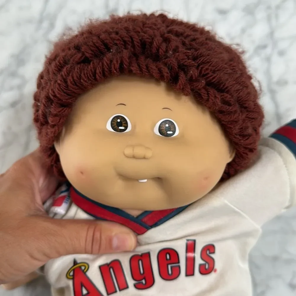Vintage cabbage patch kids MLB California Angels Jersey edition uniform baseball